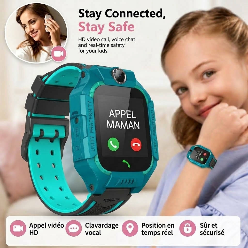 Montre pour enfant carte sim gps c2030 - الصورة 2