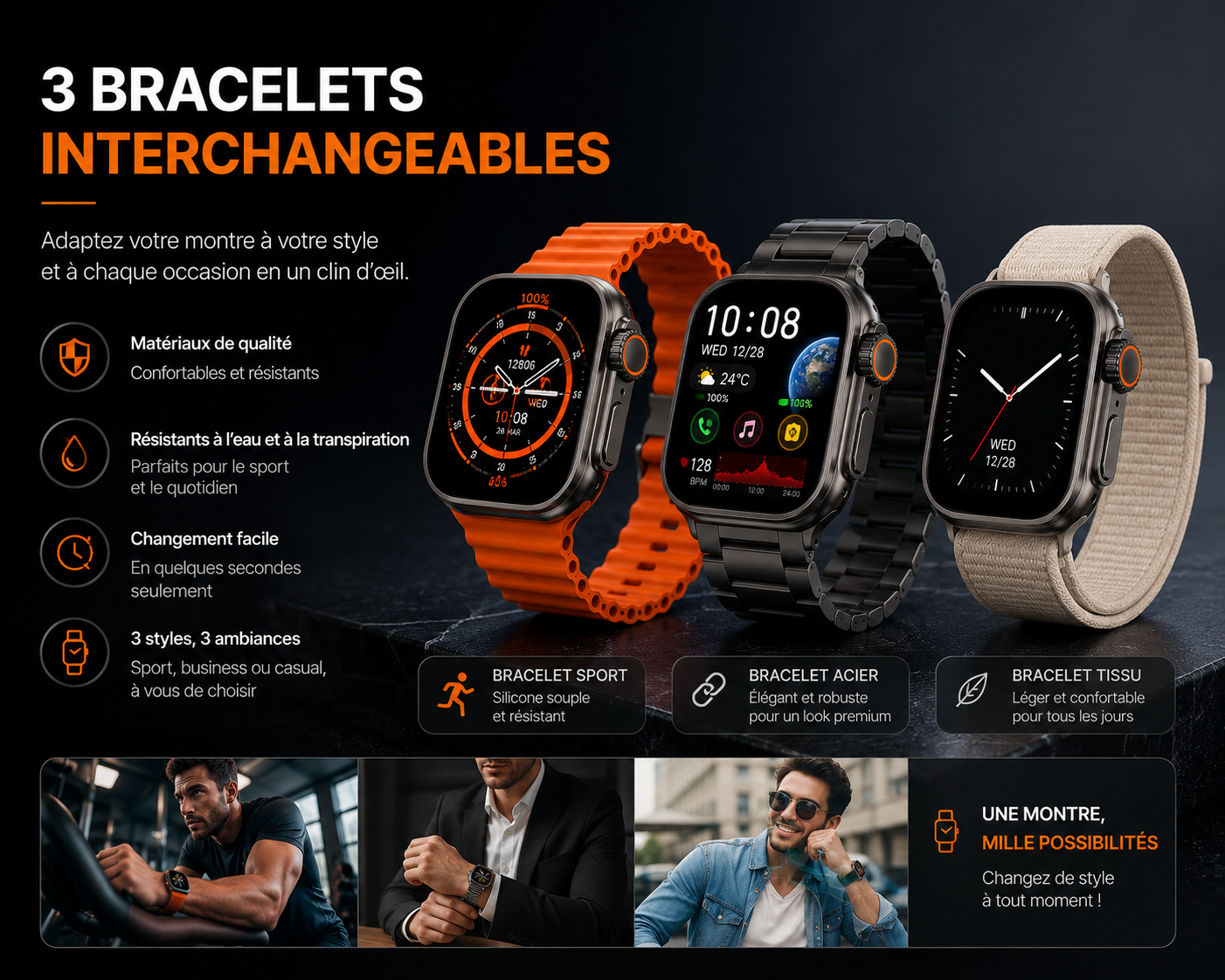 Smartwatch Ultra C90 Max Android 4G avec carte SIM – Image 2